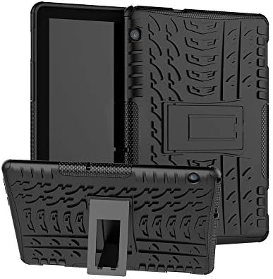 Coque Huawei Mediapad T5 10 360 degrés Protection Bumper + Film Verre Trempé 2 Pièce, Béquille Cover Etui Silicone Housse Antichoc Cover Skin Cases Protector pour Huawei Mediapad T5 10 - Noir Fiche Technique et Prix au Maroc