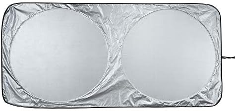 Amazon Basics Pare-soleil anti-UV pliant pour pare-brise avant 150 x 69 cm Épaisseur 0,1 mm Fiche Technique et Prix au Maroc