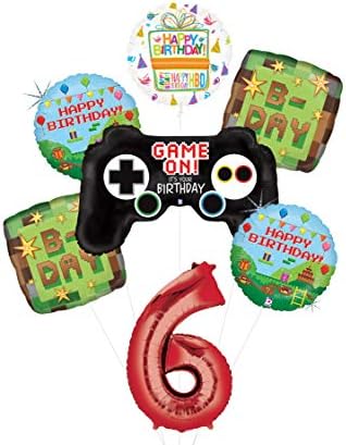Jeu vidéo 6e fête d'anniversaire Fournitures Miner Pixelated TNT Ballon Bouquet Décorations
Avis, Fiche Technique et Prix au Maroc
