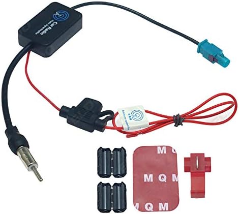 Universal Car Stereo AM FM Radio Amplified Antenna, 12V Car Truck Stereo Antenna FM AM Radio Inline Signal AMP Amplifier Booster for Car Video Radio System Tool Fiche Technique et Prix au Maroc