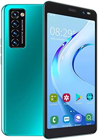Hilitand 5.45 inch Smartphone, HD Full Screen Unlocked Cell Phones, for Android 4.4.2 Face Fingerprint Smart Phone, 512MB/4GB, HD Camera Mobil Phone, 1500mAh Battery, 128GB Extension (Green) Fiche Technique et Prix au Maroc