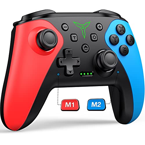 Wireless Switch Controller for Nintendo Switch/Lite/OLED Controller, Switch Controller with a Mouse Touch Feeling on Back Buttons, Extra Switch Pro Controller with Wake-up,Programmable, Turbo Function Avis, Fiche Technique et Prix au Maroc