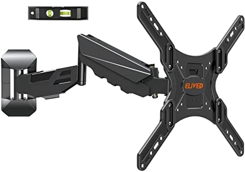 ELIVED Support mural TV réglable en hauteur pour la plupart des téléviseurs de 23 à 55 pouces, bras à ressort pivotant et inclinable, support de montage TV articulé, Max VESA 400 x 400 mm, supporte 11 à 44 lb, YD1010
Avis, Fiche Technique et Prix au Maroc