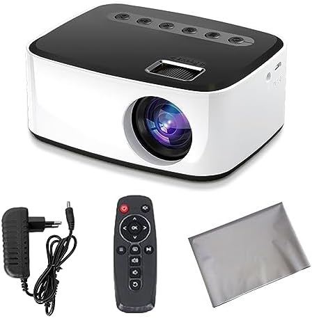 Mini projecteur, mini projecteur BIUTIFOU pour iPhone, Full HD 1080p, livré avec un écran entièrement métallique de 72 pouces, résistant à la lumière, compatible avec les smartphones/ordinateurs portables iOS/Android (noir et blanc)
Avis, Fiche Technique et Prix au Maroc
