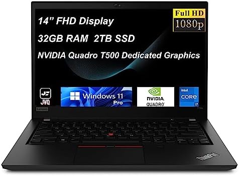 Lenovo ThinkPad P14s Gen 2 14" FHD (Intel Core i7-1165G7, 32 Go de RAM, 2 To SSD, T500 Graphics) Station de travail mobile pour ordinateur portable professionnel, antireflet, rétroéclairé, empreintes digitales, Win 11 Pro, JVQ MP
 Fiche Technique et Prix au Maroc