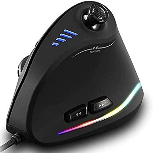 Souris Ergonomique Verticale et avec Joystick,Souris Gamer, Souris Verticale 11 Boutons Programmables,Repose Pouce, Main, Poignet, Prévention du Syndrome de la Souris,Souris Gaming USB FilaireAvis,  Fiche Technique et Prix au Maroc