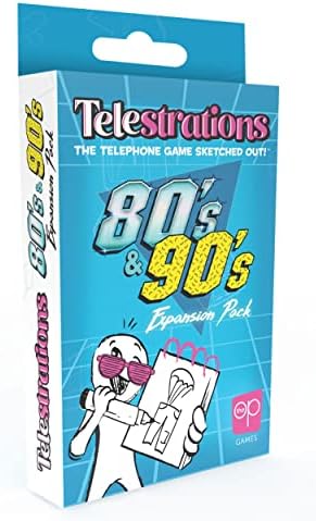 Pack d'extension Telestrations 80s/90s |  Avec 600 mots, phrases et références totalement impressionnants |  Excellent nouvel ajout au jeu de fête Telestrations
Avis, Fiche Technique et Prix au Maroc
