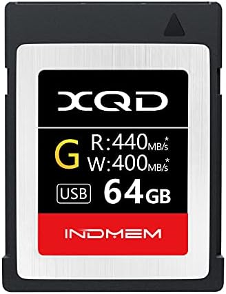 INDMEM XQD Card 5X Tough MLC XQD Carte mémoire flash haute vitesse série G (lecture 440 Mo/s et écriture 400 Mo/s) Fiche Technique et Prix au Maroc