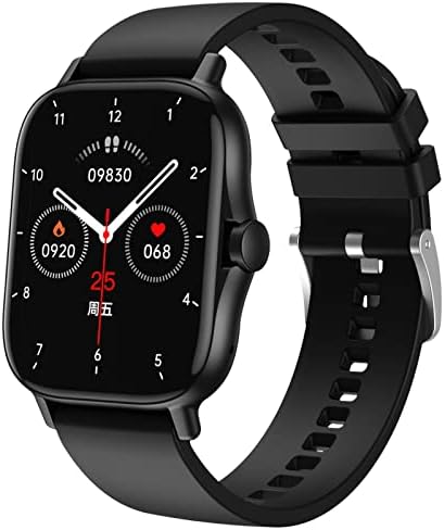 MQJ Smartwatch Pour Les Hommes Femmes Avec Musique Pour Prendre Des Photos, Tracker de Fitness Avec Appel Entrant, Réveil, Prévisions Météorologiques, Imperméable, Pour Téléphone Android Ios Ios/Black Fiche Technique et Prix au Maroc