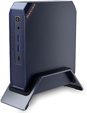 Blackview Intel i5-11400H(4.50GHz) Mini PC Gamer,MP200 Ordinateur de Bureau,16GB DDR4 512GB SSD, 6 Cores 12 Threads Mini-PC | 4K-Triple-Screen | Gigabit Ethernet | WiFi6 | BT5.2 | USB3.0×4 Fiche Technique et Prix au Maroc