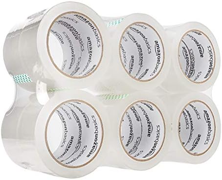 Amazon Basics Lot de 12 Rubans d’emballage pour expédition, déménagement et rangement, Translucide, 4,7 x 49,9 cm Fiche Technique et Prix au Maroc