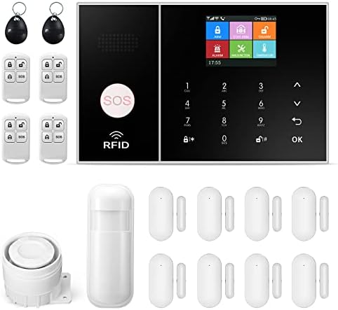 Système D'alarme Domestique sans Fil, WiFi, GSM, 4G, Composeur, 100 Zones, Application (Smart Life - Tuya), Compatible Google Home et Alexa Avis, Fiche Technique et Prix au Maroc
