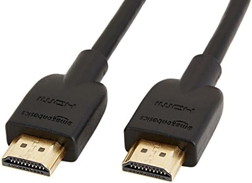 Amazon Basics - Câble HDMI A 2.0 vers HDMI A haute vitesse Ultra HD, supportant les formats 3D et avec canal de retour audio, 1,8 m, noir Fiche Technique et Prix au Maroc