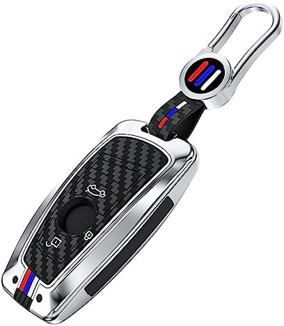 OTMIK Clé pour Voiture pour b-m-w F20 F30 G20 f31 F34 F10 G30 F11 X3 F25 X4 I3 M3 M4 1 3 5 Series Alliage de Zinc Fibre de Carbone Silicone Clé de Voiture Accessoires (3 Boutons Argent) Fiche Technique et Prix au Maroc