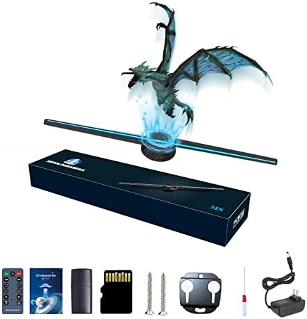 Hologramme 3D,Missyou 42CM Fan d'hologramme 3D Sapin Noel LED Projecteur Holographique avec APP WiFi et Bluetooth et 700 Burger Anime vidéo ； pour Expositions, Cinémas, hélice holographiqueAvis, Fiche Technique et Prix au Maroc