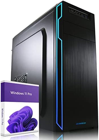 Greed® Multimedia V2 PC avec Intel Core i7 10700 - Ordinateur Rapide + Ordinateur de Bureau à Domicile avec 4,8 GHz, 16 Go RAM - 512 Go SSD - DVD+RW - USB3.1 - Wi-FI, avec Windows 11 Pro Fiche Technique et Prix au Maroc