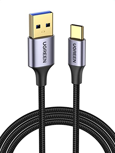 UGREEN Câble USB C à USB 3.0 Charge Rapide et Data Sync 5Gbps en Nylon Tressé Compatible avec Oculus Quest VR, Galaxy S23 S22 S21 S20 FE S10, Redmi Note 10 Pro Note 9 Pro, Manette PS5 (1M) Fiche Technique et Prix au Maroc