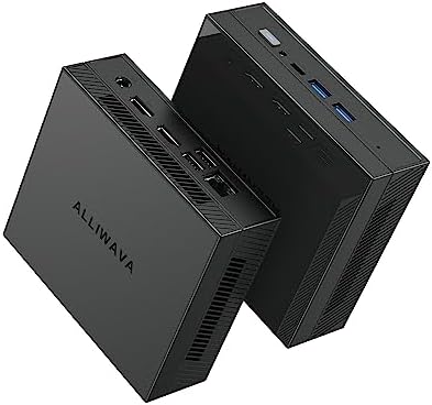 ALLIWAVA Mini PC Wi11 Pro, GX55 Intel 11th Gen Celeron N5105(jusqu'à 2,9 GHz) Mini Ordinateur de Bureau Intel UHD Graphics, 8 Go RAM DDR4 256 Go SSD, Micro Tour Computer WiFi 2,4/5G Bluetooth Fiche Technique et Prix au Maroc