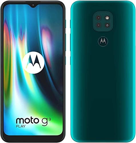 motorola Moto G9 Play - Smartphone 64GB, 4GB RAM, Dual Sim, Forest Green Fiche Technique et Prix au Maroc