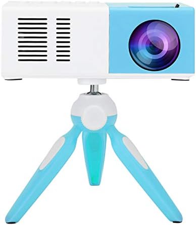 Gaeirt Projecteur LED 1080p Proyector, Projecteur Vidéo Projecteur Portable avec Trépied Projecteur de Film Pico Projecteur Home Cinéma pour Enfants Soutien à Domicile Avaoami/USB(Bleu Blanc)Avis, Fiche Technique et Prix au Maroc