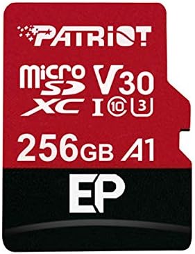Patriot Memory Carte Mémoire MicroSDXC EP Series A1 V30 256 Go jusqu'á 90Mo/Sec PEF256GEP31MCX Fiche Technique et Prix au Maroc