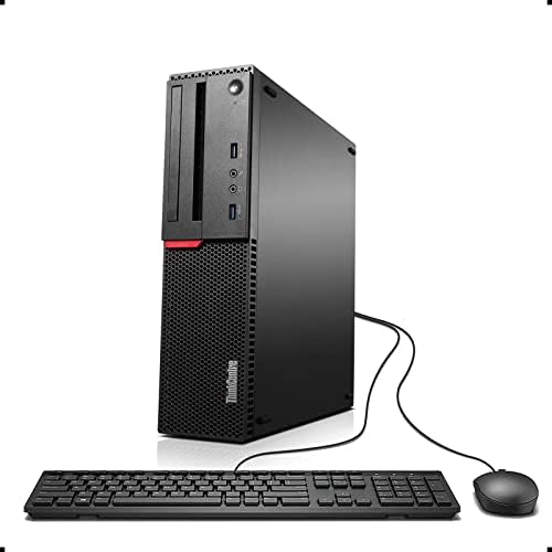 Lenovo ThinkCentre M800 Ordinateur de bureau à petit facteur de forme, Intel Quad Core i5 6500 jusqu'à 3,6 GHz, 16 Go DDR4, 3T, WiFi, BT 4.0, Win 10 Pro 64 - Prise en charge multilingue anglais/espagnol/français (renouvelé)
 Fiche Technique et Prix au Maroc
