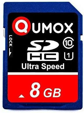 QUMOX 8Go Class 10 UHS-I (U1) Cartes mémoire SD SDHC Fiche Technique et Prix au Maroc