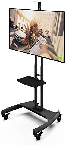 Kanto MTM65PL Meuble TV mobile réglable en hauteur avec étagère réglable pour téléviseurs de 37 à 65 pouces |  Supporte jusqu'à 80 lb (36 kg) Total |  Gestion des câbles intégrée |  Noir
Avis, Fiche Technique et Prix au Maroc