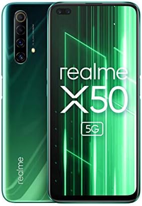realme X50 5G - Smartphone 128GB, 6GB RAM, Dual Sim, Jungle Green Fiche Technique et Prix au Maroc