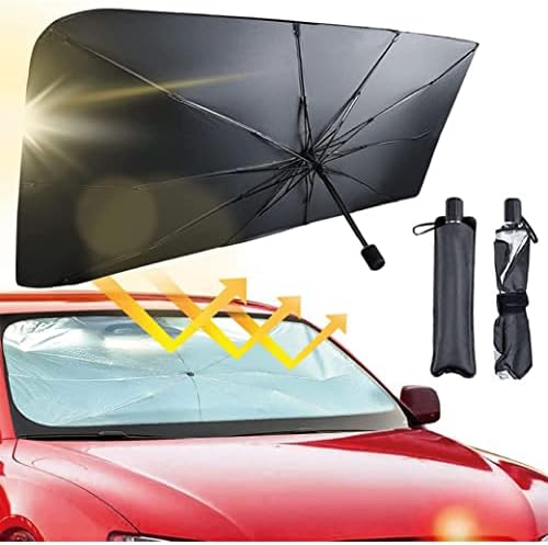KOKOBOX Pare Soleil Voiture Pare Brise Avant Pare-Soleils Auto 125x65cm Pare Soleil Voiture Couverture Pare Soleil Avant Anti UV Isolation La Chaleur Et Soleil Pliable Pare Soleil pour Voiture Fiche Technique et Prix au Maroc