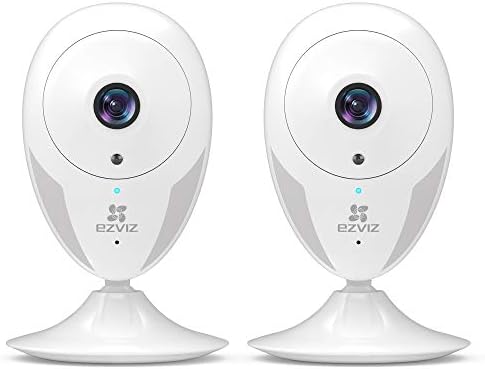 EZVIZ Caméra Surveillance WiFi Interieur 1080P, Caméra IP sans Fil, Caméra Bébé/Animal Compatible Alexa, 135° Grand Angle, Détection de Mouvement, Audio Bidirectionnel, 7.5m Vision Nocturne(2 Pack) Fiche Technique et Prix au Maroc