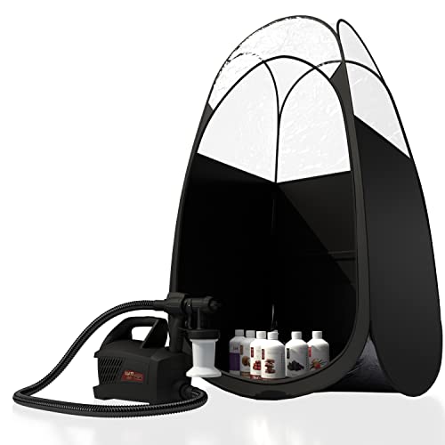 Kit complet de bronzage par pulvérisation Maximist Evolution TNT - Comprend une tente noire GRATUITE Suntana Premium Sunless Solutions
Avis, Fiche Technique et Prix au Maroc