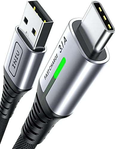 Câble USB C, INIU Cable USB C [2m/3.1A] Charge Rapide, Nylon Tressé QC 3.0 Câble Chargeur Type C pour Samsung Galaxy S23 S22 S21 S20 S10 A70 Huawei P30 Google Pixel 7 Pro Xiaomi Sony Xperia Switch PS5 Fiche Technique et Prix au Maroc