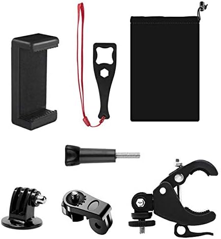 Kit adaptateur universel pour vélo, micro ou support de poteau pour smartphone.  Compatible avec n'importe quel trépied, support d'action ou accessoire GoPro.  Compatible avec iPhone, Samsung Galaxy, Android, BlackBerry, Pixel et HTC
 Fiche Technique et Prix au Maroc