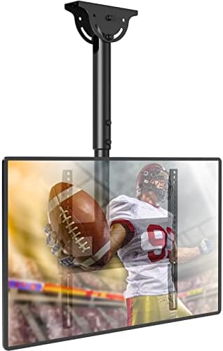 WALI Ceiling TV Mount, Full Motion Adjustable TV Mount Bracket Fits Most LED, LCD, OLED 4K TVs 26 to 65 inch, up to 99lbs, Mounting Holes 400x400mm (CM2665-P), Black Fiche Technique et Prix au Maroc