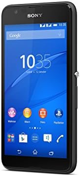 Sony Xperia E4G Smartphone débloqué 4G (Ecran: 4,7 pouces - 8 Go - Double SIM - Android 4.4 KitKat) Noir Fiche Technique et Prix au Maroc