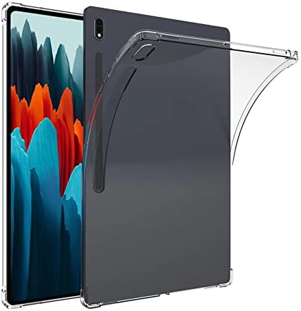 FTRONGRT Coque pour Samsung Galaxy Tab S8 Ultra Étui Housse, TPU Souple, Airbag aux Quatre Coins, Anti-Rayures,Coque de Protection Transparente pour Samsung Galaxy Tab S8 Ultra.（Transparent） Fiche Technique et Prix au Maroc