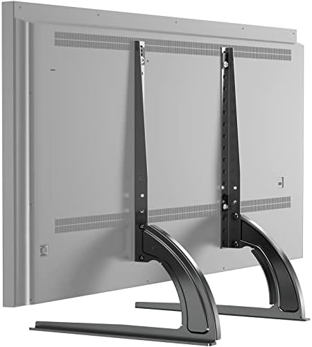 MOUNTUP Universal Table Top TV Stand for Most 27-55 Inch LCD LED Flat Screen TVs, Replacement Table Top TV Base with 3-Level Height Adjustment, TV Leg Max VESA 800x400mm, Holds up to 88lbs MU1009 Fiche Technique et Prix au Maroc