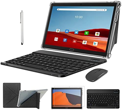Tablette 2023 Nouvelle tablette 2 en 1 10 pouces Android 11 4G Tablette cellulaire avec double emplacement pour carte SIM 4 Go + 64 Go + 512 Go Stockage extensible Octa-Core 13MP Caméra WIFI Tablette avec stylet clavier et souris (Noir)
 Fiche Technique et Prix au Maroc