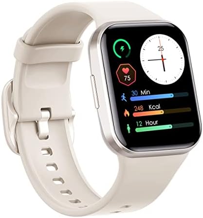 WalkerFit A1 Montre Intelligente, 1.7" Pouces Tracker de Fitness avec Moniteur de Fréquence Cardiaque/Tension Artérielle SpO2, Smart Watch pour Android iOS, Smartwatch pour Femme ou Homme, Blanc Fiche Technique et Prix au Maroc