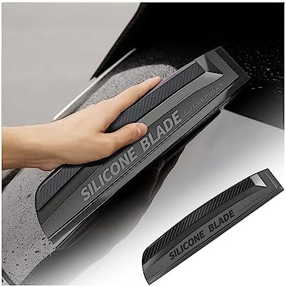 CGEAMDY Lame à Eau En Silicone Pour Voiture, Raclette Sol Ou Vitre Munie, Solide En Silicone, Raclette De Séchage De Voiture Grattoir Universel Pour Véhicule Séchage Rapide Des Surfaces Mouillées Fiche Technique et Prix au Maroc