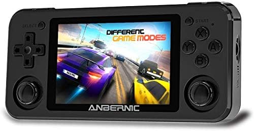 Anbernic RG351P Consoles de Jeux Portables,Console de Jeux Retro Open Source System, 3.5 Pouces IPS écran Free with 64G TF Card Built-in 2500 Jeux Support PSP / PS1 / N64 / NDS - Black Fiche Technique et Prix au Maroc