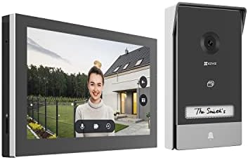 EZVIZ HP7 2K Visiophone Connecté Interphone Vidéo, 7 Pouces Moniteur Tactile, Unlock à Distance, 2 Fils, Detection Humaine, Option RFID, Audio Bidirectionnel, Vision Nocturne, étanche, WiFi bi-Bande Avis, Fiche Technique et Prix au Maroc