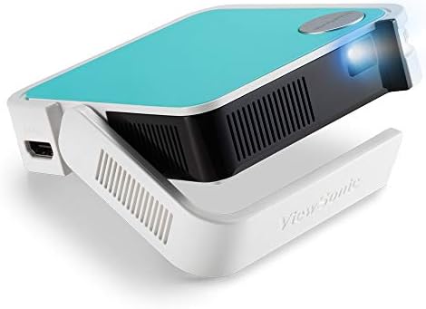 ViewSonic M1 Mini Plus Vidéoprojecteur de poche WVGA, 120 lumens LED, image jusqu'à 100'', HDMI, Haut-Parleurs JBL, batterie, Wi-Fi, Bluetooth, 3 coques de couleur Fiche Technique et Prix au Maroc