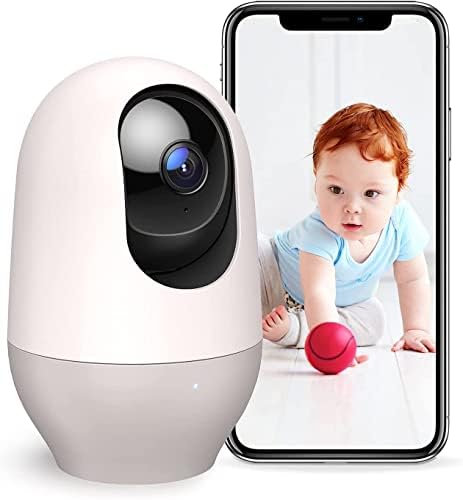 Nooie Caméra Surveillance WiFi Intérieur 1080P, Caméra IP 360° Pan/Tilt, Détection de Mouvement et de Son, Vision Nocturne à infrarouges, Audio Bidirectionnel, Compatible avec Alexa, pour Bébé/Animaux Fiche Technique et Prix au Maroc