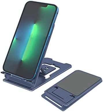 Cell Phone Stand, Adjustable Phone Stand for Desk,Phone Dock,Holder,Aluminum Desktop Stand,Travel Holder,Accessories DeskCompatible for iPhone 14 13 12 11 Pro Max X Xr Samsung S22 S21 A53 Space Grey Fiche Technique et Prix au Maroc
