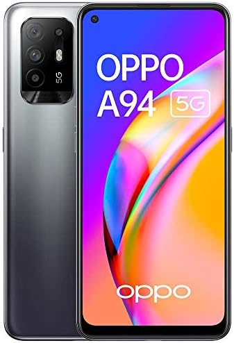 OPPO A94 - Smartphone 5G Débloqué - Téléphone Portable 5G - 128 Go de Stockage 8 Go de RAM - Écran AMOLED - Quadruple Capteur Photo 48 MP - Vidéo Ultra Nuit et HDR - Charge Rapide - Noir [version FR] Fiche Technique et Prix au Maroc