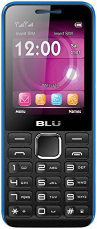 BLU Tank II T193 Unlocked GSM Dual-SIM Cell Phone w/ Camera and 1900 mAh Big Battery - Unlocked Cell Phones - Retail Packaging - Black Blue Fiche Technique et Prix au Maroc