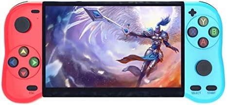 CZT 5,1 Pouces Console de Jeu vidéo coloré Cool HD Console de Jeu Portable 12000 PCS Console de Jeu/CPS/MD Multi - émulateur vidéo Musique HDMI HDTV Sortie Cadeau nostalgique (Bluered) Fiche Technique et Prix au Maroc