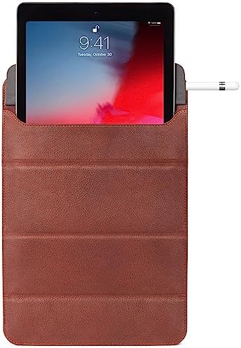 DECODED© Étui de protection premium pour tablette - iPad Pro 10,5 - Testé par Apple - Absorption des chocs - Cuir européen - Étui pour téléphone portable - Marron Fiche Technique et Prix au Maroc